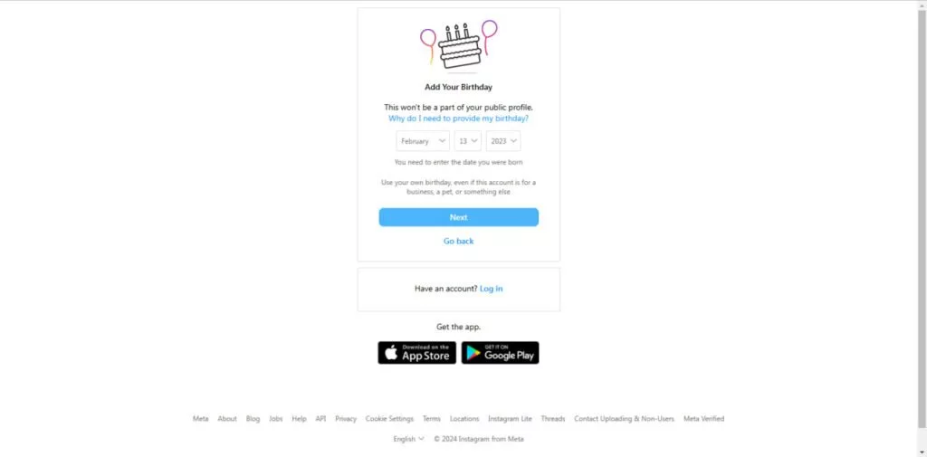  تعیین کردن تاریخ تولد