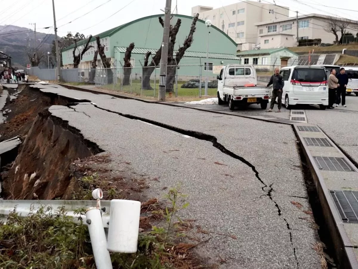 زلزله 7.6 ریشتری ژاپن باعث تغییر 200 متری خط ساحلی برخی مناطق شده است
