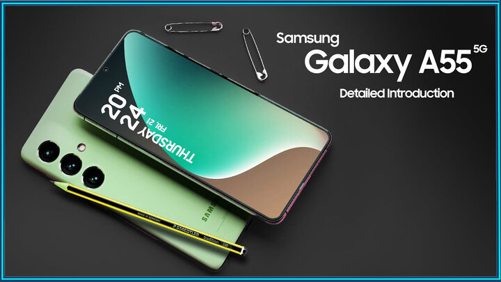 قیمت گوشی a55 + بررسی و مشخصات samsung a55