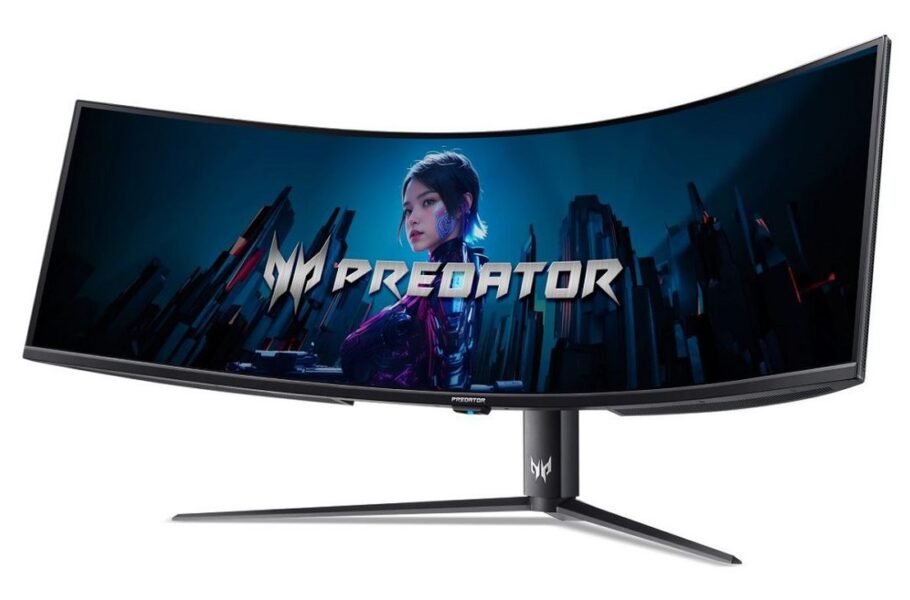 مانیتور خمیده ایسر Predator Z57 معرفی شد؛ 57 اینچی با پنل Mini-LED
