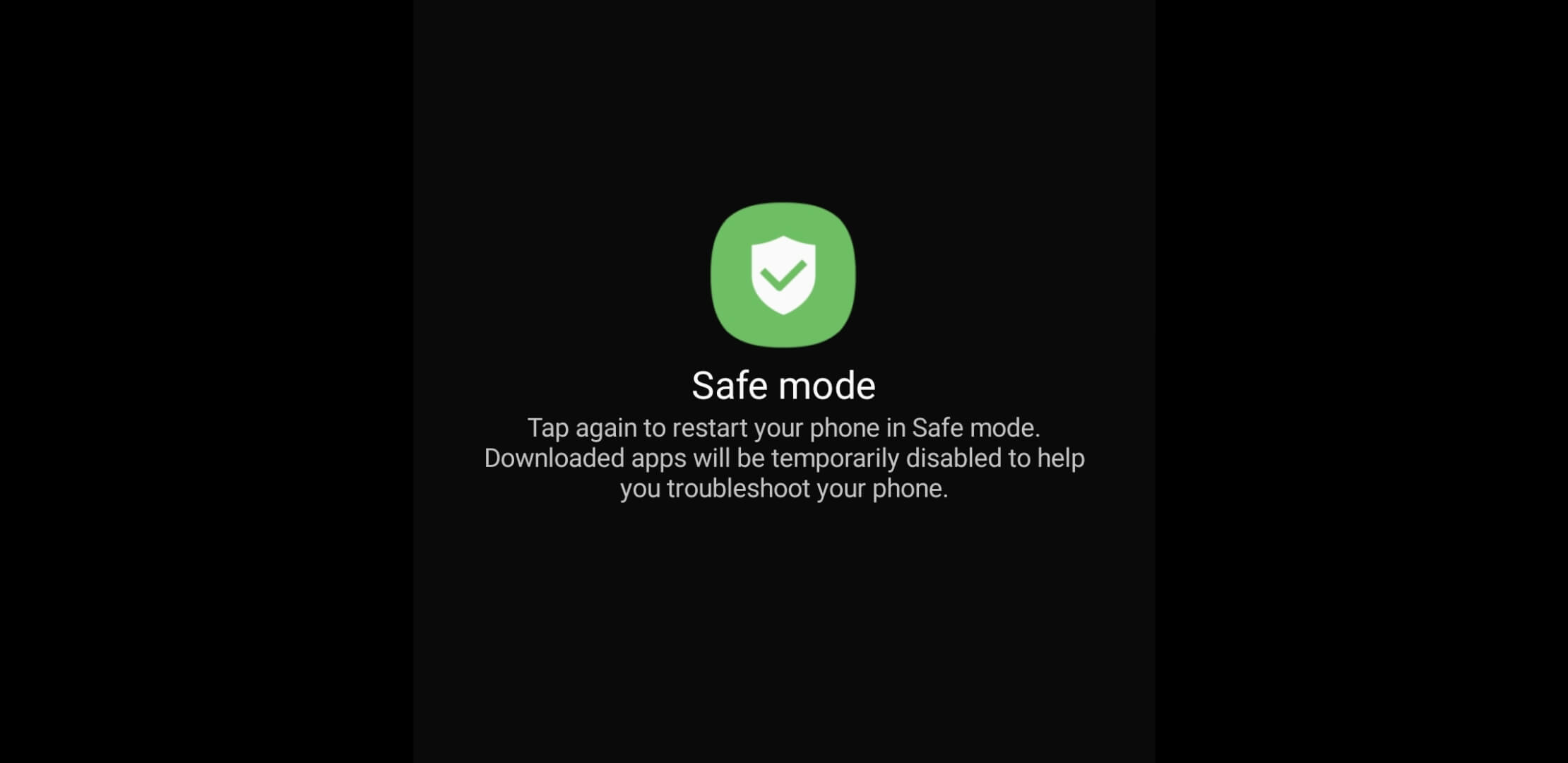 فعال کردن Safe mode در گوشی 