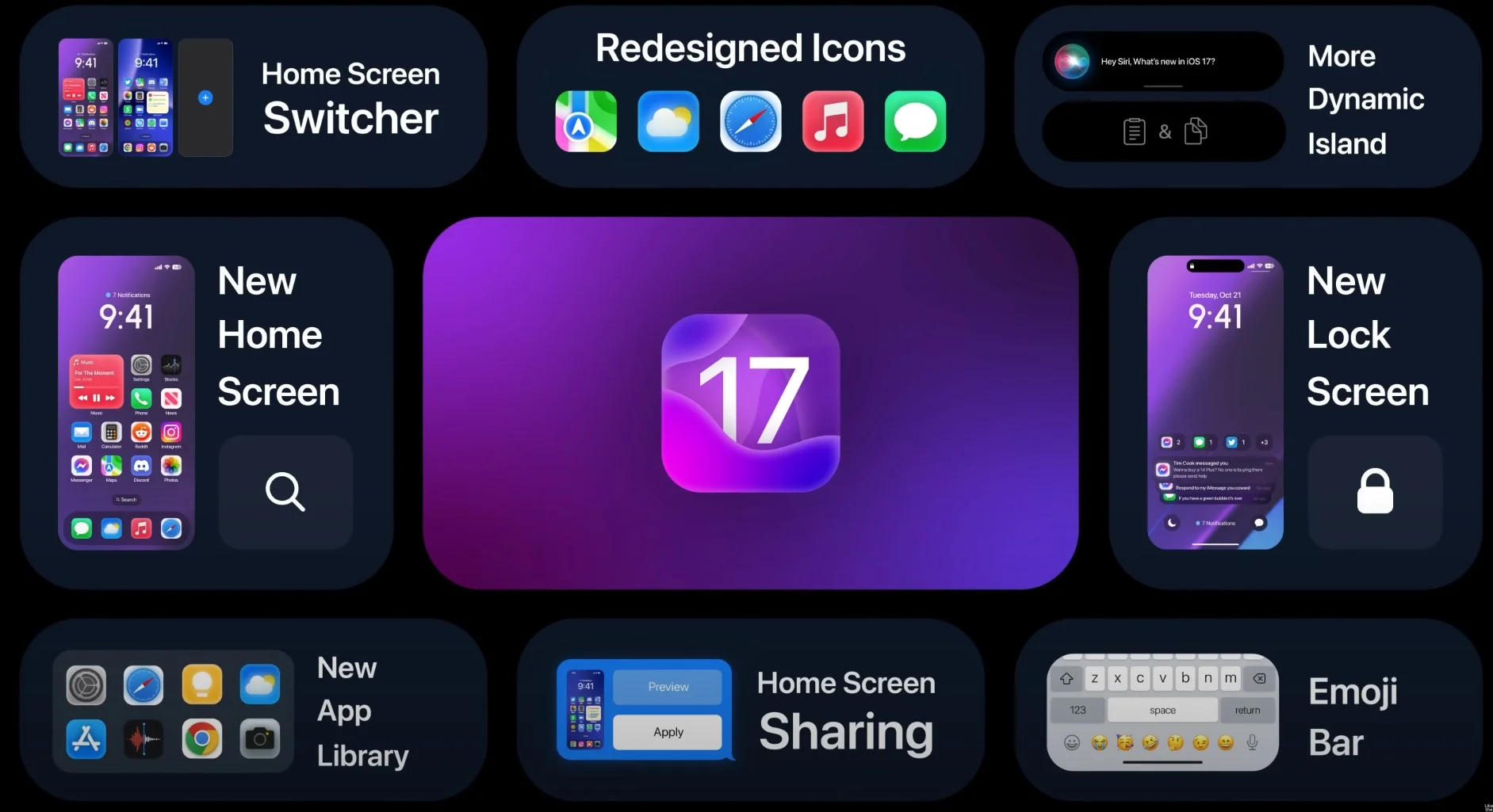 اپل برخی از ویژگی‌های جدید iOS 17 را معرفی کرد
