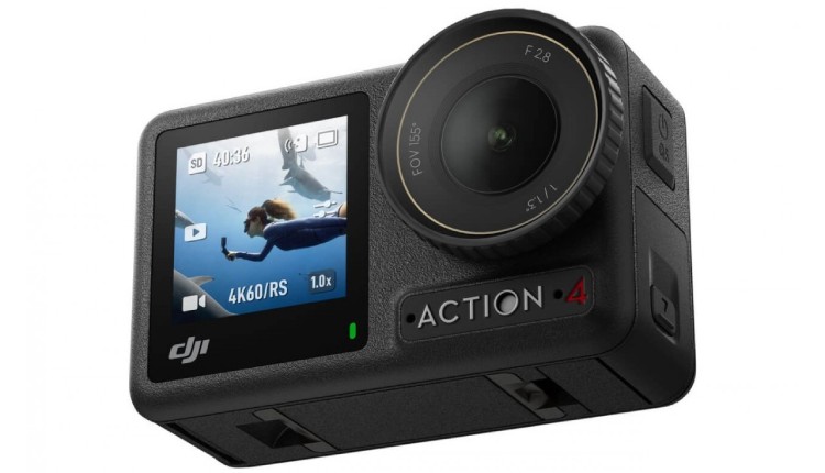 دوربین اکشن DJI Osmo Action 4 با سنسور بزرگ‌تر و لرزش‌گیر بهتر معرفی شد
