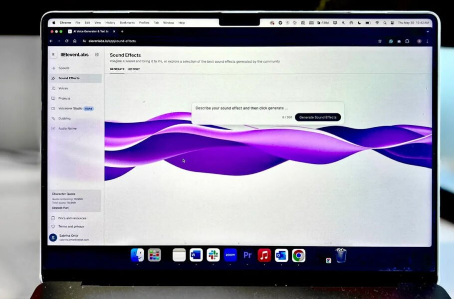 ElevenLabs ابزار هوش مصنوعی خیره‌کننده‌ای برای اضافه‌کردن صدا به ویدیوها منتشر کرد
