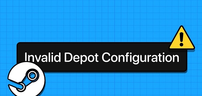 رفع خطای  Invalid Depot Configuration در استیم در ویندوز 11