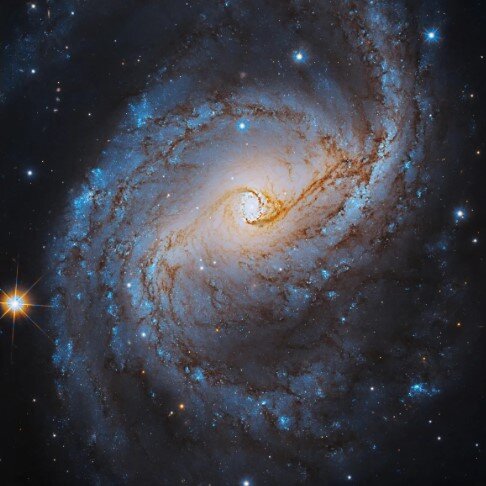 تصویر جدید تلسکوپ هابل از کهکشان مارپیچی