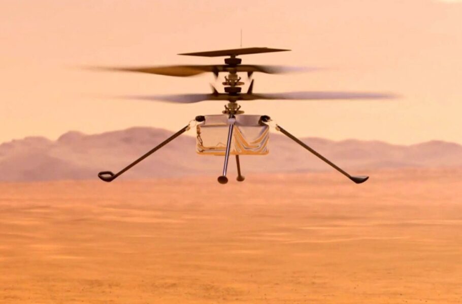 هلیکوپتر نبوغ رکورد جدیدی در مریخ به ثبت رساند؛ پرواز تا ارتفاع 20 متری
