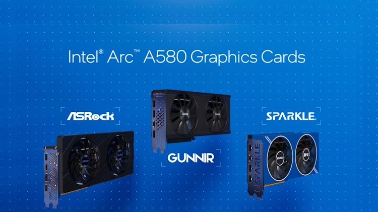 اینتل کارت گرافیک اقتصادی Arc A580 را سرانجام عرضه کرد
