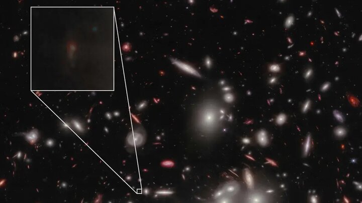 تلسکوپ جیمز وب دورترین و کم نورترین کهکشان را کشف کرد
