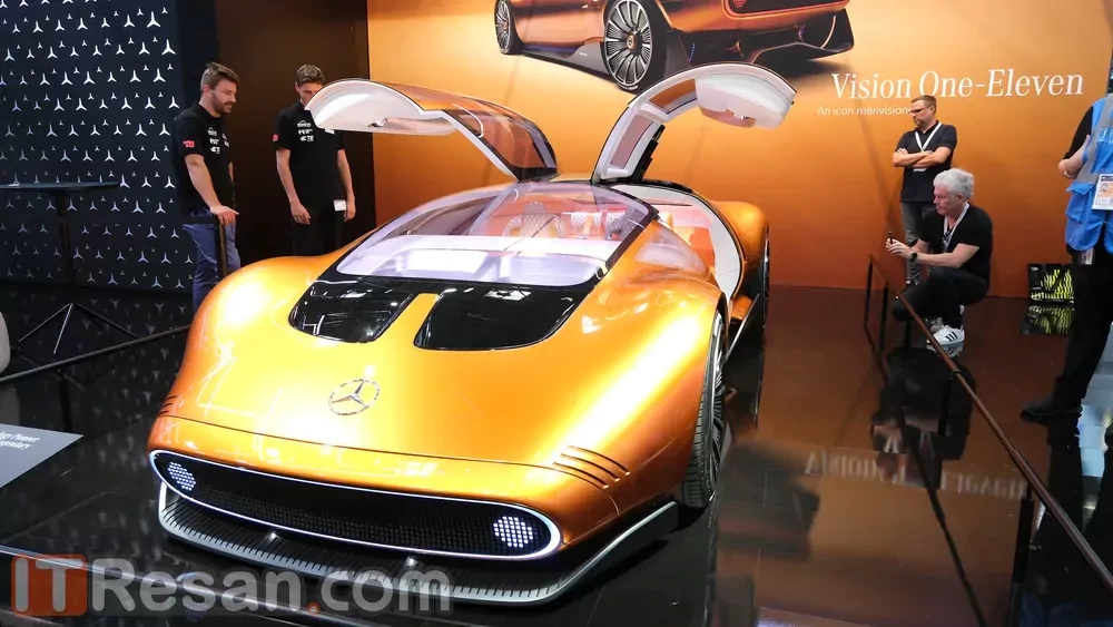 نگاهی به خودرو فضایی مرسدس بنز در نمایشگاه خودرو IAA 2023 مونیخ
