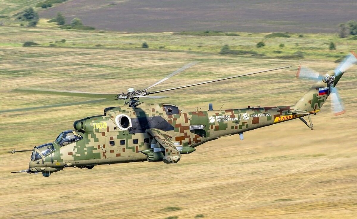 هلیکوپتر می-35پی؛ کروکودیل روسی در جنگ به پرواز درآمد + عکس