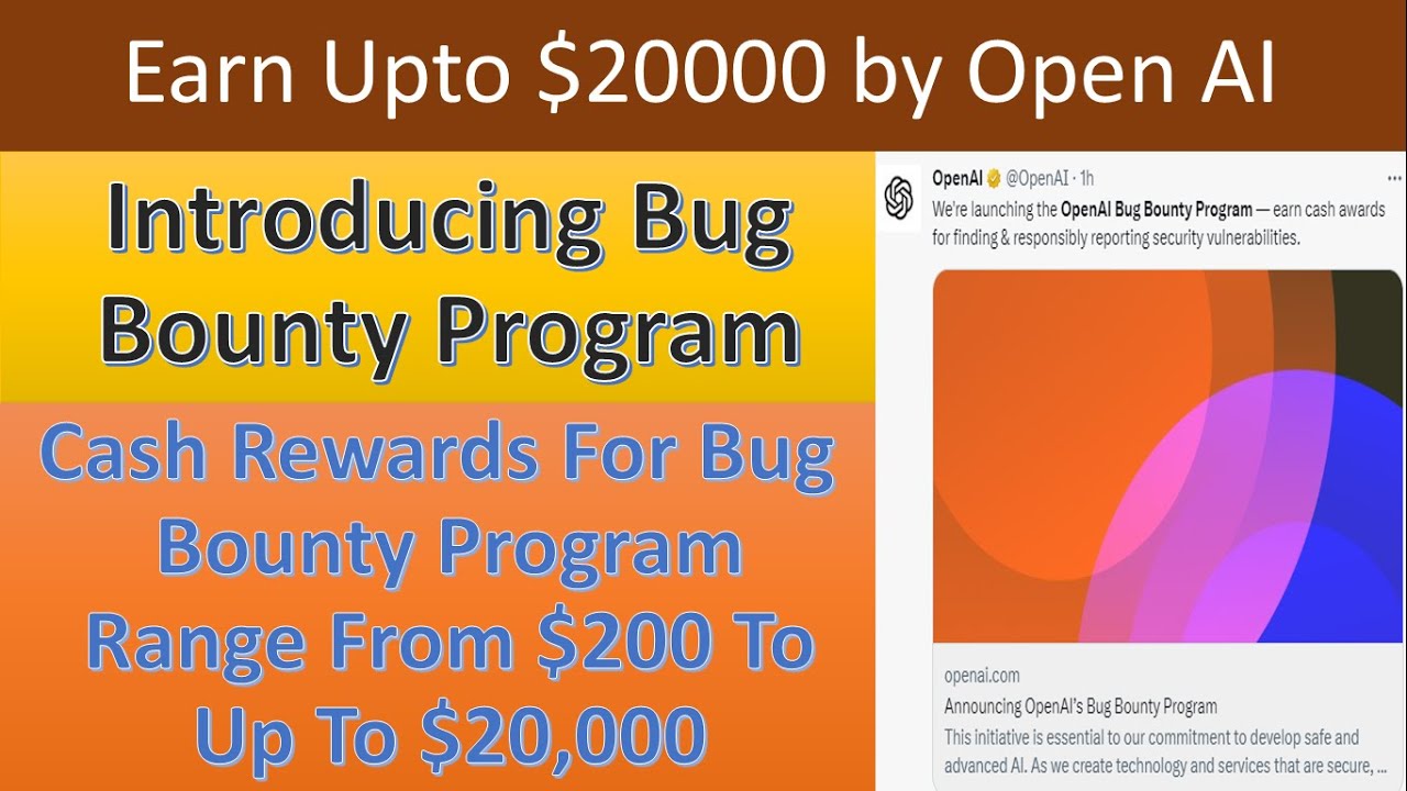 شرکت OpenAI شناسایی باگ ChatGPT و معرفی آن ۲۰ هزار دلار پاداش دارد
