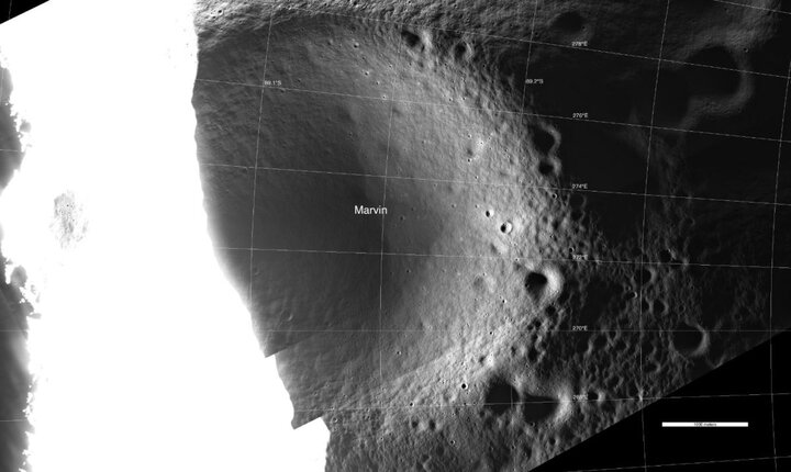 ثبت عکس دقیق از قسمت تاریک قطب جنوب ماه
