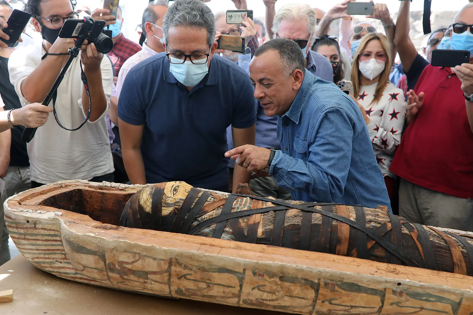 پژوهشگران محتویات مرموز 6 تابوت مهروموم‌شده 2500 ساله مصری را برملا کردند
