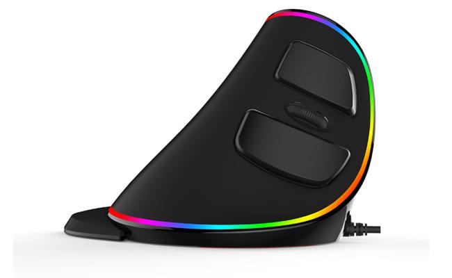 بررسی موس عمودی و خاص دیلاکس M18 Plus با نورپردازی RGB