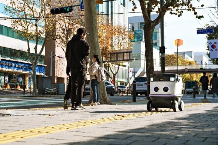 پیاده‌روهای کره جنوبی در قبضه ربات‌های هوشمند