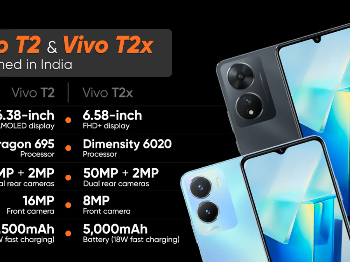 مشخصات گوشی Vivo T2 5G 