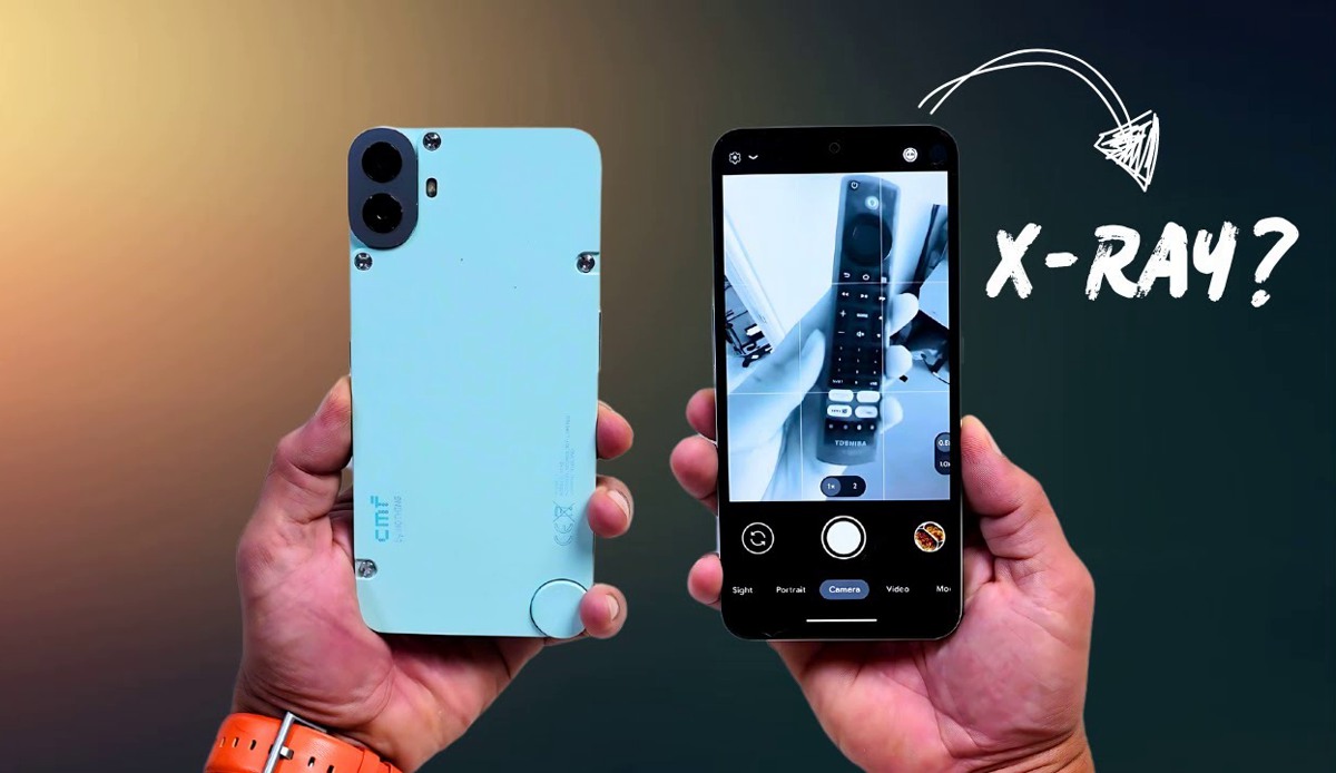 دوربین عمق سنج CMF Phone 1 می‌تواند درون اجسام ببیند