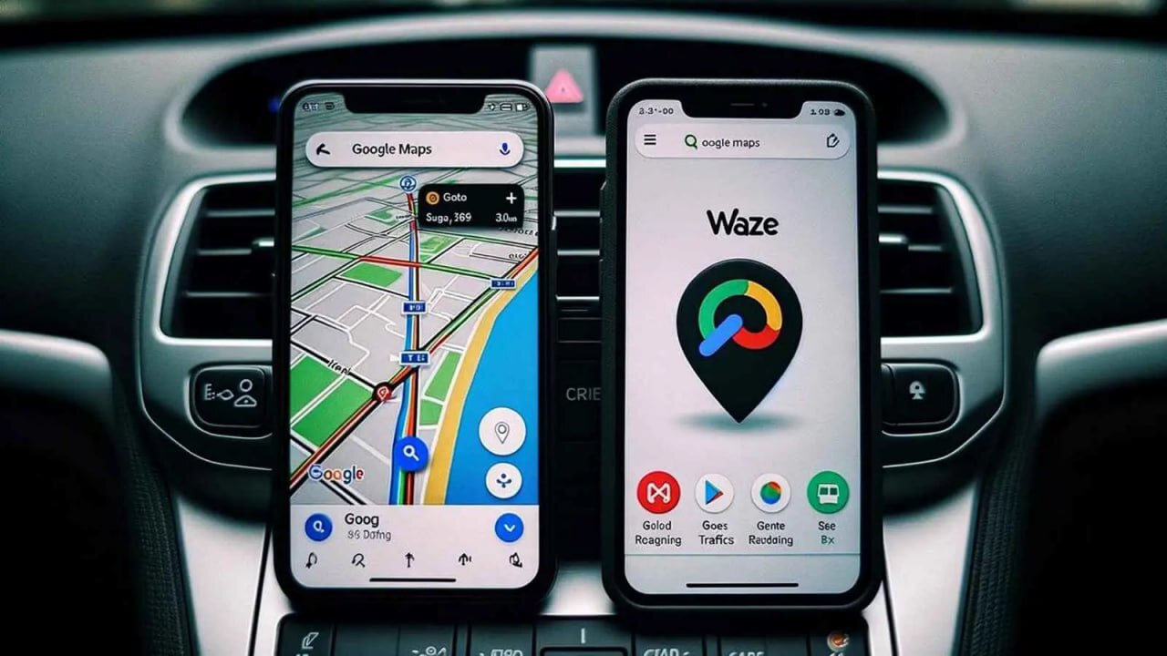 تفاوت‌های رابط‌ کاربری Google Maps و Waze
