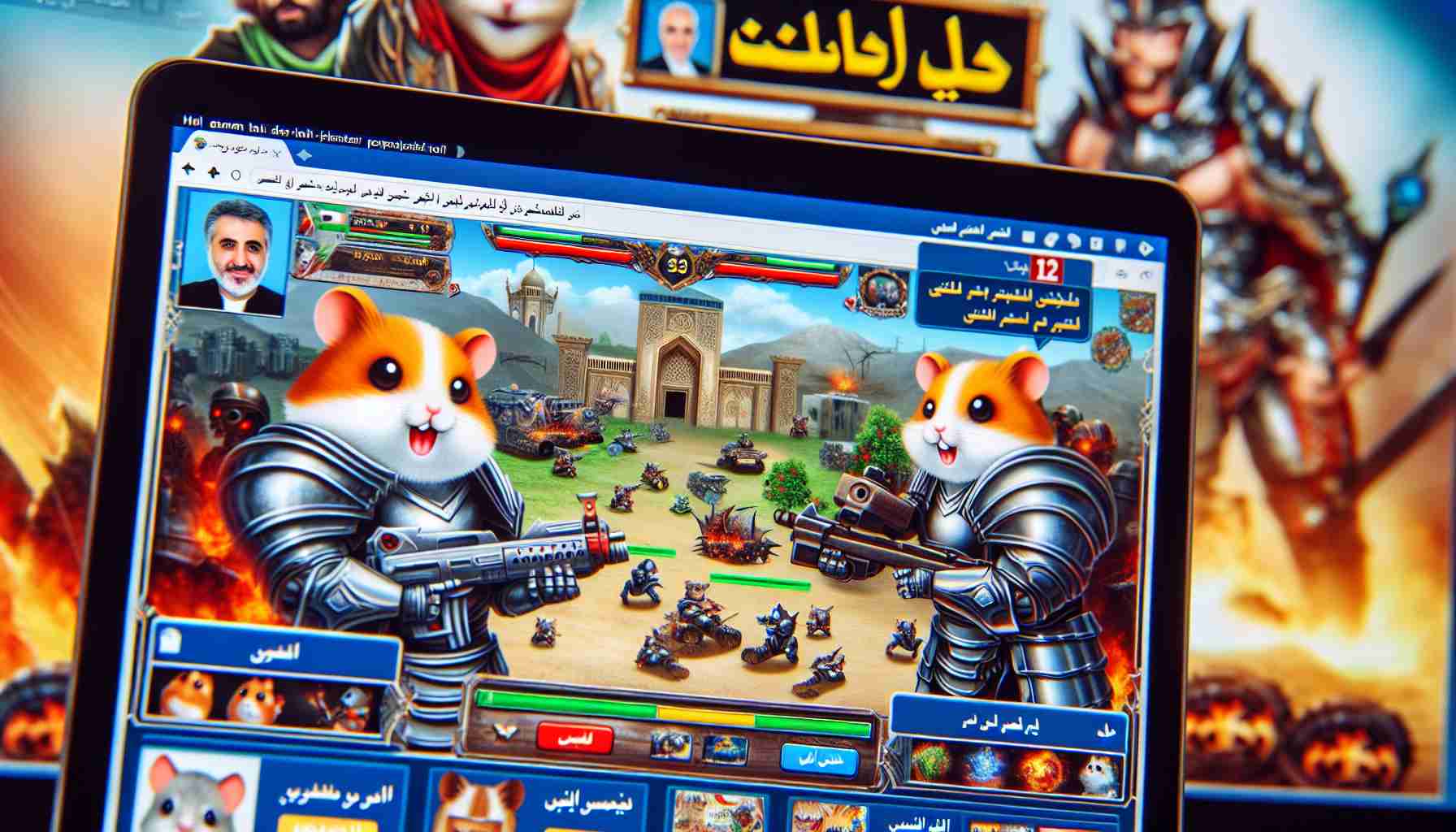 چهره پشت پرده بازی همستر کامبت لو رفت
