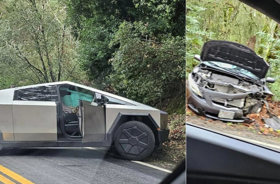اولین گزارش مربوط به تصادف خودرو تسلا سایبرتراک بدون صدمه جانی ثبت شد
