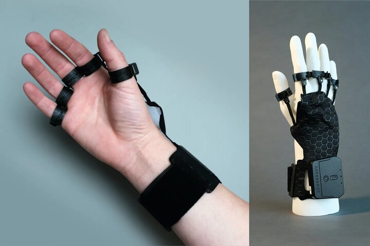 دستکشی که حس لامسه را در دنیای مجازی ایجاد می کند