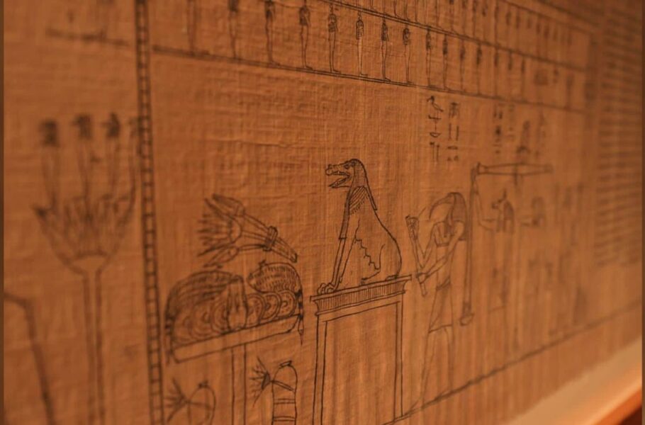 تصاویر پاپیروس 2000‌ساله کتاب مردگان مصر باستان منتشر شد
