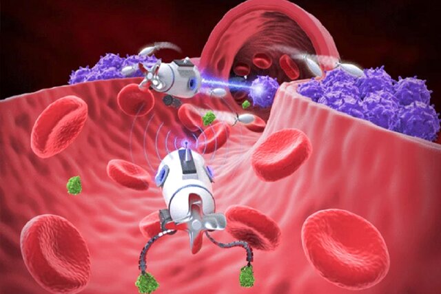 یک بمب‌افکن میکرومقیاس برای مقابله با تومور سرطانی ساخته شد
