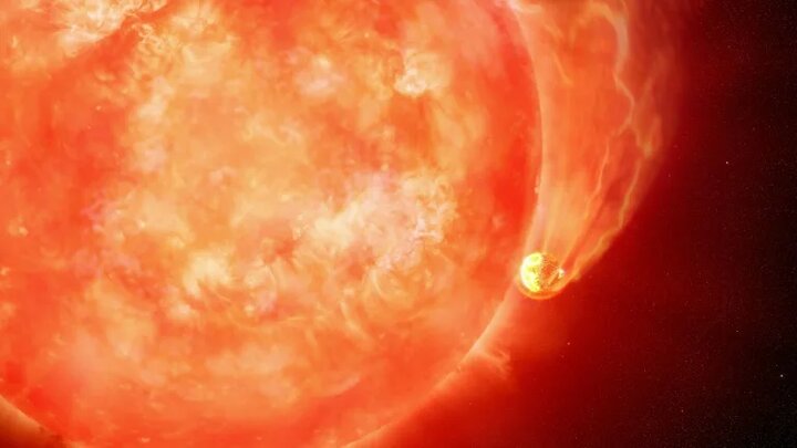 فرایند بلع سیاره توسط یک ستاره رصد شد
