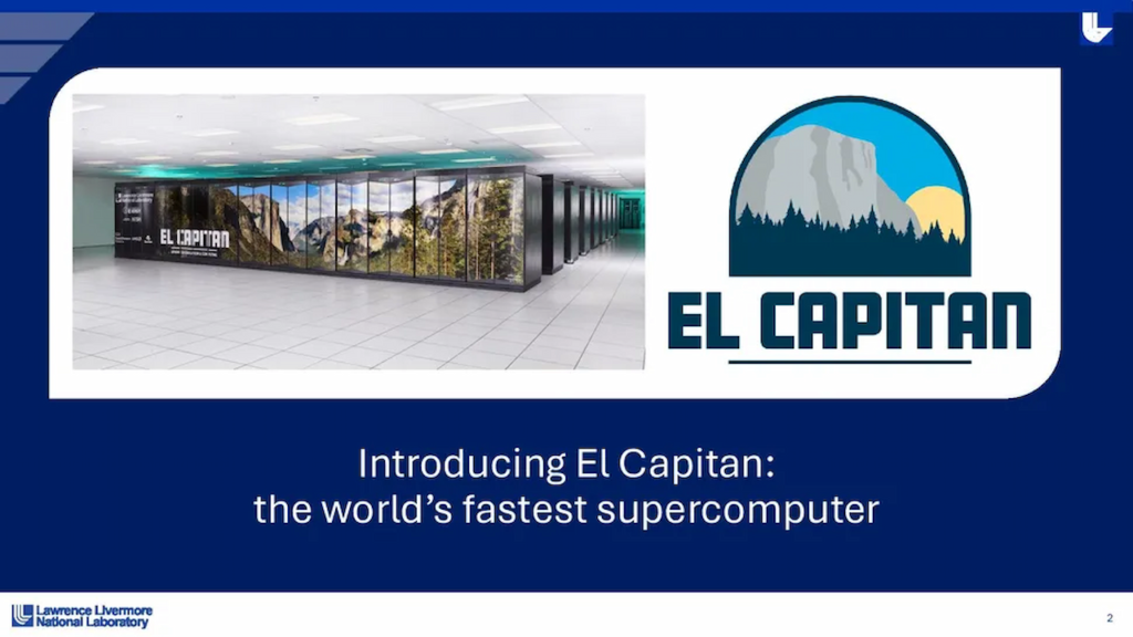 ابرکامپیوتر El Capitan