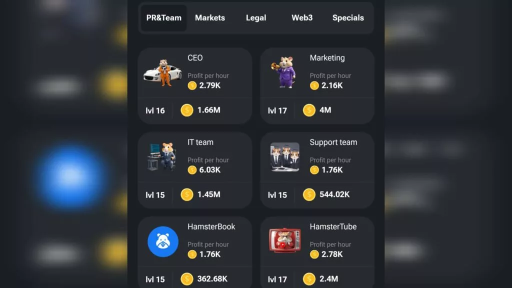 بخش Mine بازی همستر کمبت