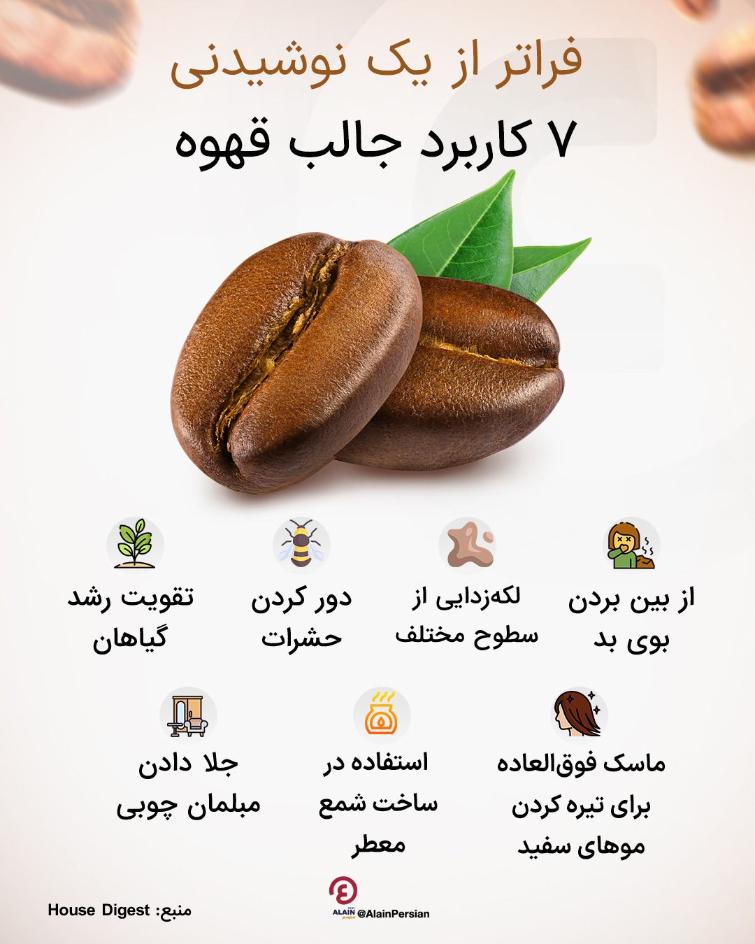 کاربردهای قهوه
